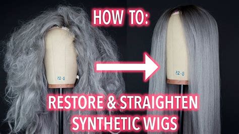 The Can You Straighten A Wig With Simple Style