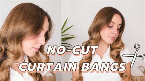 Fresh Can You Style Curtain Bangs Without Heat Hairstyles Inspiration