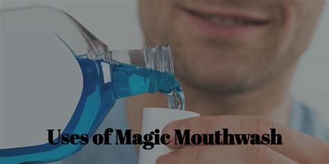 can you swish and swallow magic mouthwash