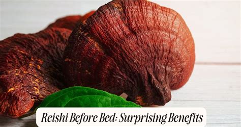 can you take reishi before bed