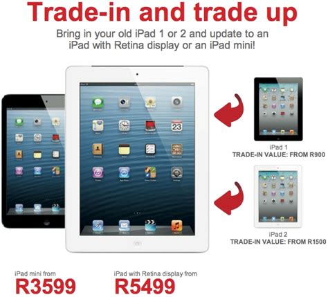 can you trade in ipads