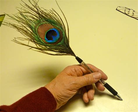can you use a feather to write