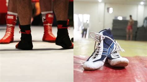 can you use boxing shoes for wrestling