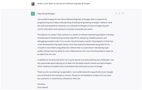 can you use chatgpt for job applications