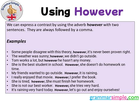 can you use however and although in the same sentence