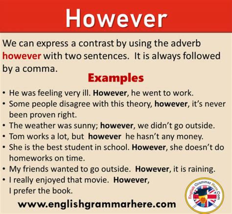 can you use however and while in the same sentence