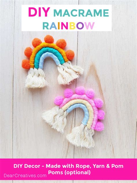 Can You Use Yarn For Macrame Rainbow