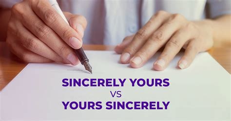 can you use yours sincerely in an email