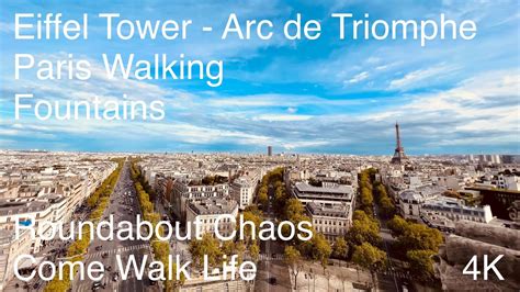 can you walk from eiffel tower to arc de triomphe