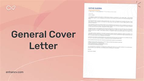 General Job Cover Letter Templates at