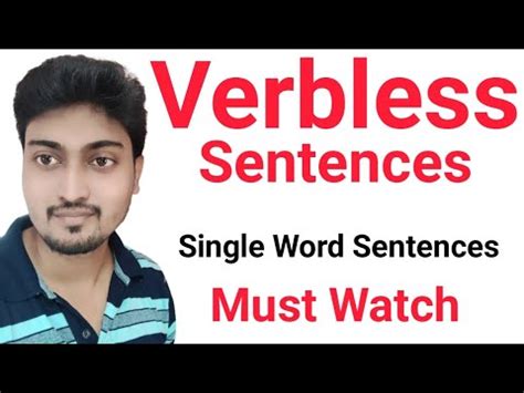 Can You Write A Sentence Without A Verb