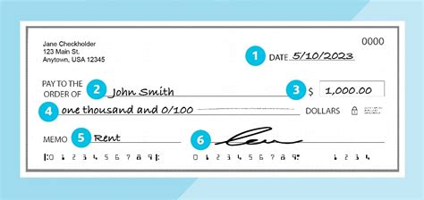 can you write or on a check