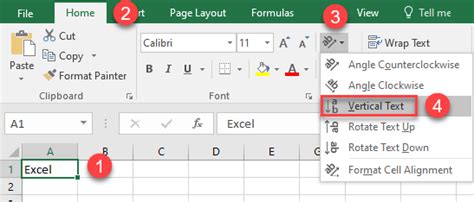can you write vertically in google sheets