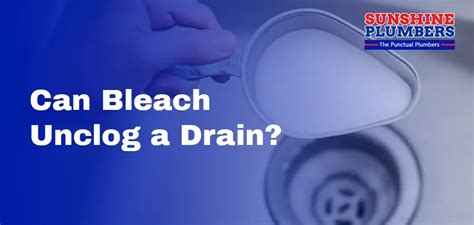 How to Clean Clogged Drains Without Using Bleach Corley Designs