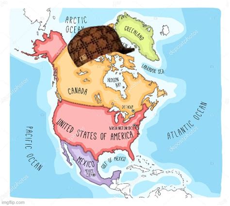 Canada Usa Map Meme