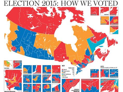 canada 2015 election map