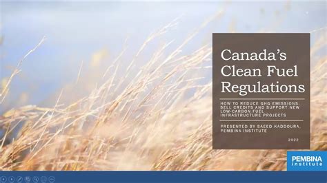 canada clean fuel standard final regulations