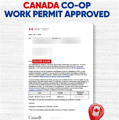 Canada Co Op Work Permit