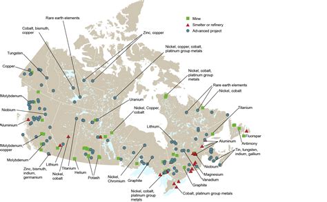 canada critical minerals map
