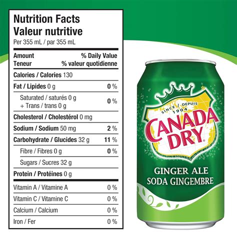 canada dry ginger ale ingredients list