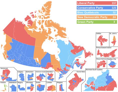 canada federal election results by province
