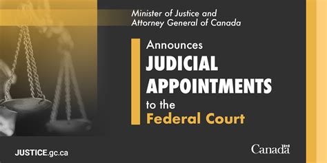 canada federal judicial appointments