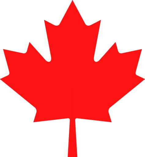 canada flag out of maple leaves