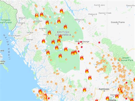 canada forest fire map 2022 updates