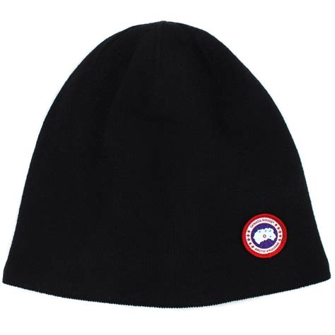 canada goose beanie black