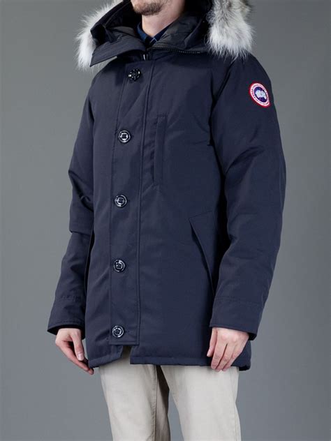 canada goose blue parka jacket