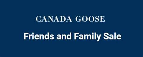 canada goose friends and family sale 2024