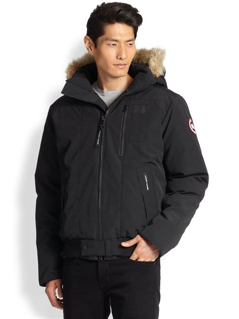 canada goose puffer jacket fur