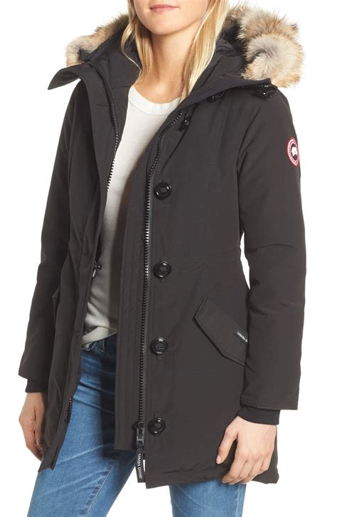 canada goose women's parka with fur