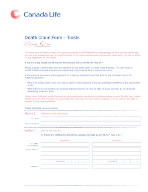canada life claim form pdf
