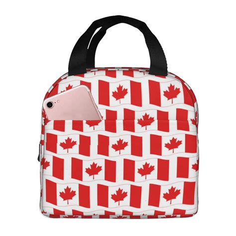 OFFICIAL Canada Lunch Bag Mens or Womens Canada Flag Lunch Box Cooler