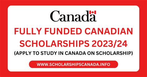 canada scholarship 2023 criteria
