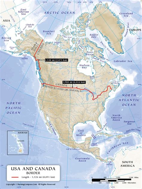 Canada Us Map