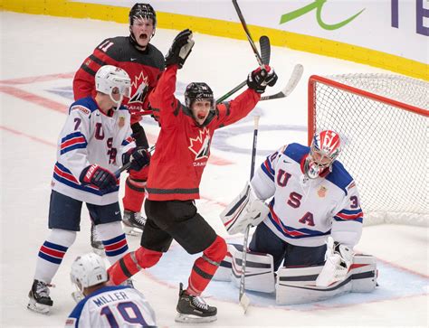 canada vs usa jr hockey