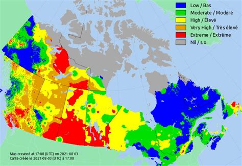 canada wildfires 2023 map