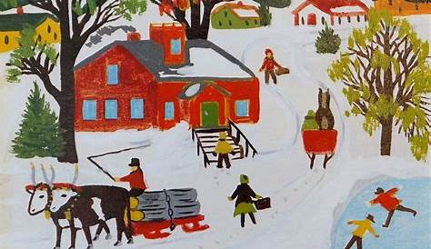 Maud Lewis. Found this folk artist in Nova Scotia. | Canadian art