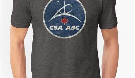 'Vintage Emblem Canadian Space Agency' TShirt by Lidra