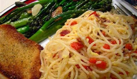 Canadian Spaghetti Pasta Mit Champignons Und Kräutern