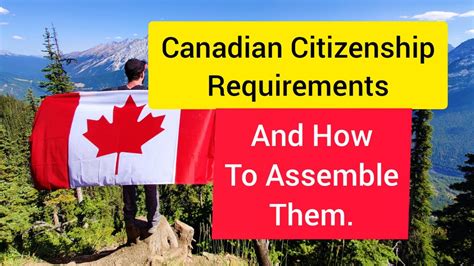 canadian citizenship application requirements