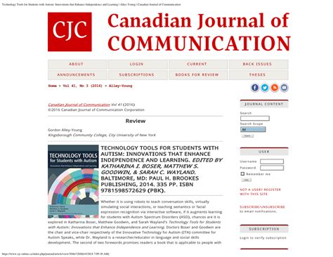 canadian journal of communication