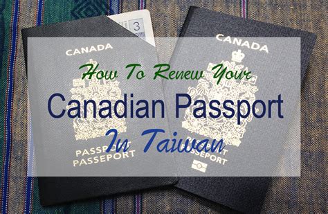 canadian passport renewal taiwan