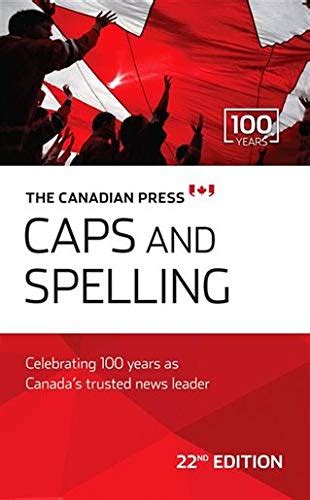 canadian press caps and spelling