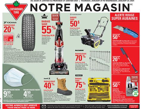 canadian tire en ligne promotion