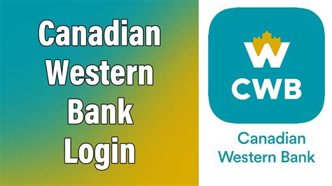 canadian western bank online banking login