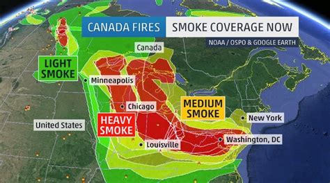 canadian wildfires smoke travel warnings