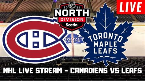 canadiens vs maple leafs live